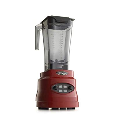 Omega BL630R 3-HP Variable Speed Blender, 64-Ounce, Red