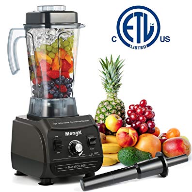 MengK Smoothies 1500W-2000W Blender for Shakes Professional Commercial Blenders for making Smoothies with 67oz BPA-Free Pitcher, kitchen Nutrition blender and food processor for Ice,Fruits&Vegetables